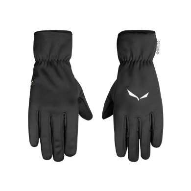 Salewa Softshell Gloves Ws Finger (water-repellent, windproof and breathable) black