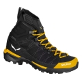 Salewa Hiking Shoes Ortles Light MID Powertex (Winter Hiking/Trekking, Waterproof) Black/Gold Women