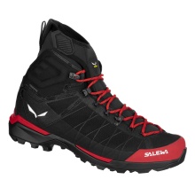 Salewa Hiking Shoes Ortles Light MID Powertex (Winter Hiking/Trekking, Waterproof) Black/Red Men