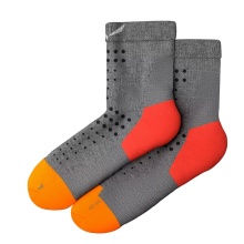 Salewa Trekking Sock Pedroc Merino (Moisture and Temperature Regulation) Short Socks Grey/Orange Men - 1 Pair