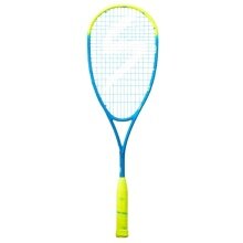 Salming squash racket Fusione PowerLite 149g/head-heavy blue/yellow - strung -