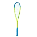 Salming squash racket Cannone PowerLite 148g/very head-heavy yellow/cyan - strung -