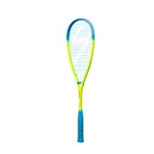 Salming Squash racket Grit PowerLite 154g/very head heavy yellow/cyan - strung -