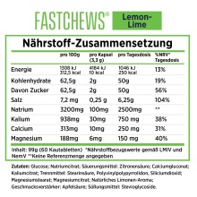 SaltStick FastChews Food Supplement (Salt, Minerals and Carbohydrates) Lemon/Lime 60 Pieces Can