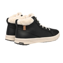 Saola Winter Shoes Bergen Warm (Leather, Fleece Lining) Black Ladies