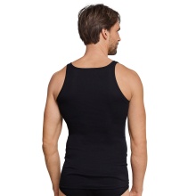 Schiesser Underwear Undershirt Original Fine Ribbed Black Men