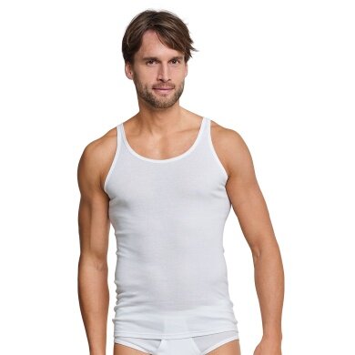 Schiesser Undershirt Original Fine Ribbed White Men