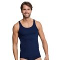 Schiesser Vest Original Fine Rib navy blue Men