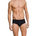 Schiesser Sports Brief Original Fine Rib with Fly Black Men