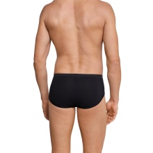 Schiesser Sports Brief Original Fine Rib with Fly Black Men