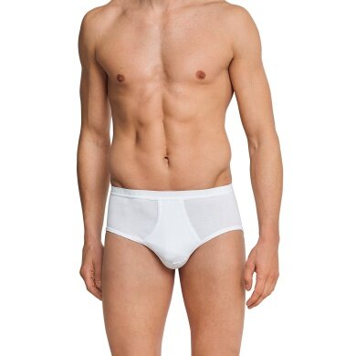 Schiesser Sports Briefs Original Fine Rib with Fly white Men