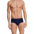 Schiesser Sports Brief Original Fine Rib with Fly Navy Blue Men