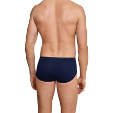 Schiesser Sports Brief Original Fine Rib with Fly Navy Blue Men