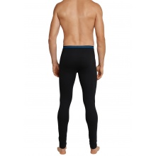 Schiesser Underwear Pants long warm Sport Thermo Light black Men