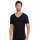 Schiesser T-Shirt Seamless V-Neck Laser Cut Short Sleeve (Interlock, seamless) Underwear black Men