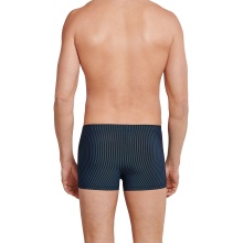 Schiesser Boxershorts Long Life Soft navy blue/black striped Men - 1 piece