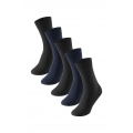 Schiesser Day Sock Crew Bluebird Stay Fresh night blue/black - 5 pairs