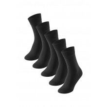 Schiesser Day Sock Crew Bluebird Stay Fresh black - 5 pairs