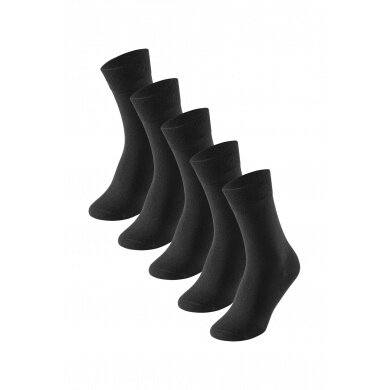 Schiesser Day Sock Crew Bluebird Stay Fresh black - 5 pairs