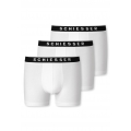 Schiesser Underwear Boxer Shorts 95/5 Elastic Waistband White Men - 3 Pack