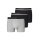 Schiesser Underwear Boxer Shorts 95/5 with Webbed Waistband Black/Grey Melange Men - Pack of 3