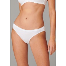 Schiesser Mini Briefs 95/5 (95% Cotton) Underwear White Women - Pack of 2