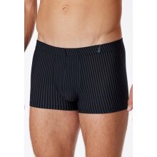 Schiesser Long Life Soft Boxershorts 174646 blue/black striped for men - 1 piece