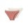 Schiesser Underwear Rio Brief Lace Cotton Terracotta Red/Sand Ladies - 2 Pieces