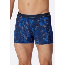 Schiesser Underwear Boxershorts Micro Quality Patterned Indigo Blue Men's - 1 Piece