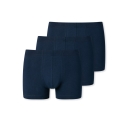 Schiesser Underwear Boxer Shorts 95/5 Organic Cotton Dark Blue Men - 3 Pack