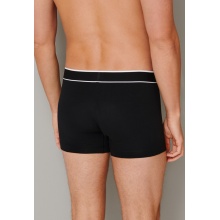 Schiesser Underwear Boxer Shorts 95/5 with Webbed Waistband in Black for Men - Pack of 3