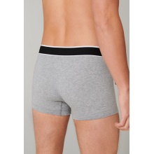 Schiesser Underwear Boxer Shorts 95/5 with Webbed Waistband Grey Men - Pack of 3