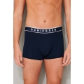 Schiesser Underwear Boxer Shorts 95/5 with Elastic Waistband in Dark Blue for Men - Pack of 3