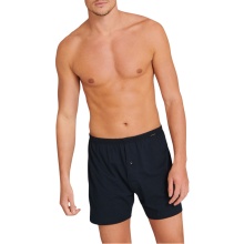 Schiesser Underwear Boxer Shorts Multipack Jersey Black/Dark Blue Men's - 2 Pieces