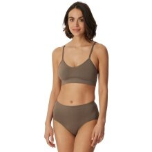 Schiesser Bustier Seamless Matte V-Neck (seamless, lightweight) Underwear taupe brown Women