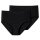 Schiesser Midi Slip Modal Essentials Underwear Black Ladies - 2 Pieces