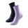 Schiesser Day Sock Crew 95/5 Organic Cotton (comfortable feel) navy blue/purple Women - 2 Pairs