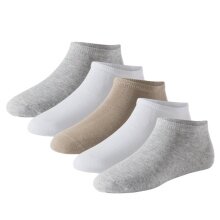 Schiesser Daily Sock Sneaker Stay Fresh White/Beige/Grey Men - 5 Pairs