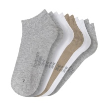 Schiesser Daily Sock Sneaker Stay Fresh White/Beige/Grey Men - 5 Pairs