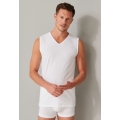 Schiesser Tank-Top 95/5 V-Neck (95% Cotton) Underwear white Men - 2 Pack