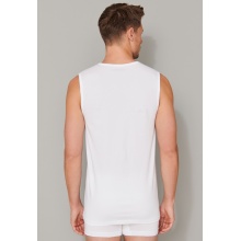 Schiesser Tank-Top 95/5 V-Neck (95% Cotton) Underwear white Men - 2 Pack