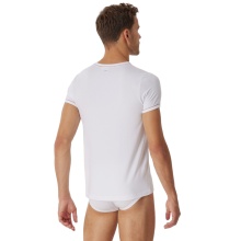 Schiesser T-shirt Revival Lorenz Short Sleeve Underwear White Men