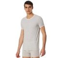 Schiesser T-shirt Revival Lorenz Short Sleeve Underwear Light Grey Men