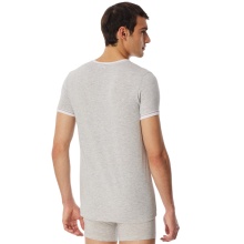 Schiesser T-shirt Revival Lorenz Short Sleeve Underwear Light Grey Men