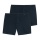 Schiesser Underwear Boxer Shorts Multipack Jersey Dark Blue Men's - 2 Pieces