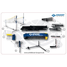 Schildkröt Net Badminton (height adjustable up to 1.55m) - Width 3 Meters