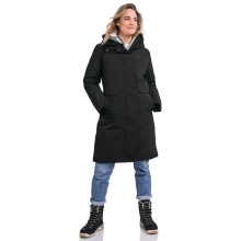 Schöffel Winter Down Coat Down Parka Canterbury (4-way stretch, very warm, waterproof) black Women