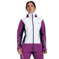 Schöffel Softshell Jacket Miara (windproof, water-repellent) white/purple Women