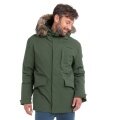 Schöffel Down Winter Jacket Down Budapest dark green Men