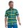 Schöffel Hiking Shirt Moraans (Cotton Blend) short-sleeved blue/lime green Men